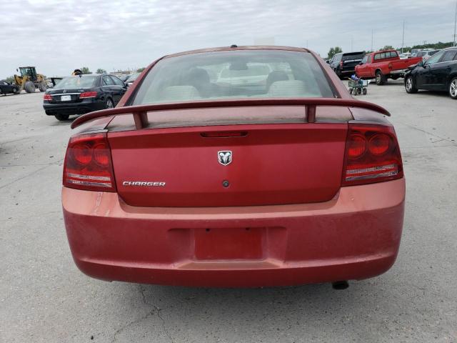 2B3KA43G76H485152 - 2006 DODGE CHARGER SE RED photo 6