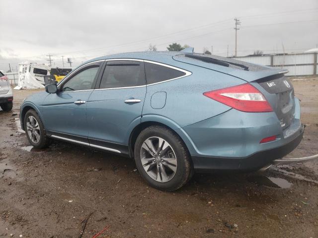 5J6TF2H52FL002258 - 2015 HONDA CROSSTOUR EXL BLUE photo 2