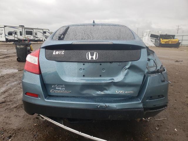 5J6TF2H52FL002258 - 2015 HONDA CROSSTOUR EXL ლურჯი ფოტო 6