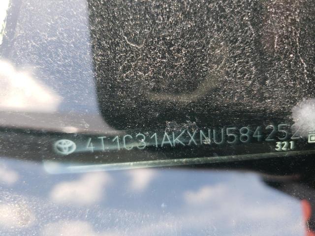 4T1C31AKXNU584252 - 2022 TOYOTA CAMRY LE GRAY photo 12