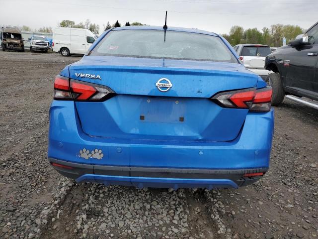 3N1CN8DV2LL843890 - 2020 NISSAN VERSA S BLUE photo 6