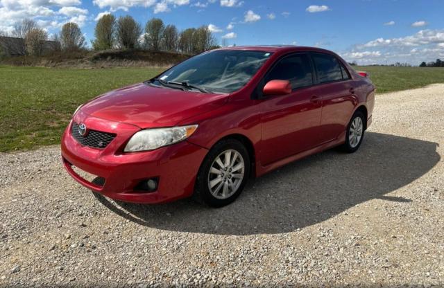 2T1BU40E09C153920 - 2009 TOYOTA COROLLA BASE RED photo 2