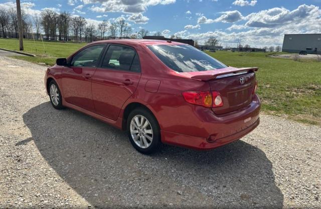 2T1BU40E09C153920 - 2009 TOYOTA COROLLA BASE RED photo 3