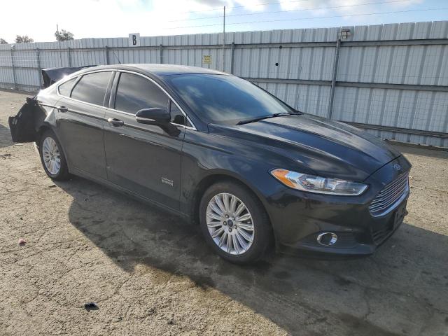 3FA6P0PUXDR299989 - 2013 FORD FUSION SE PHEV BLACK photo 4