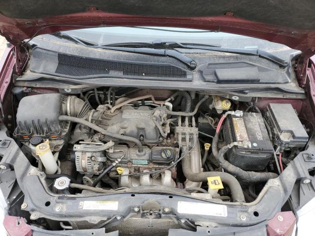 2D8HN44E79R667301 - 2009 DODGE GRAND CARA SE MAROON photo 12