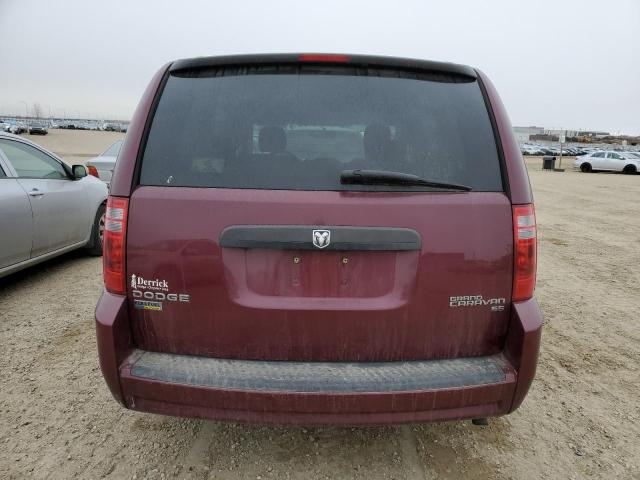 2D8HN44E79R667301 - 2009 DODGE GRAND CARA SE MAROON photo 6