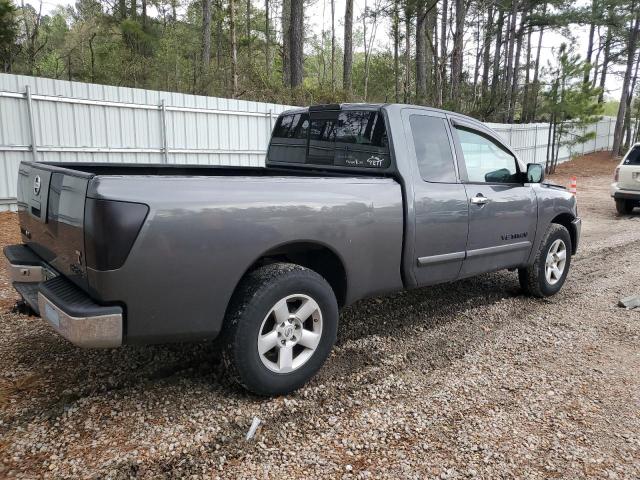 1N6BA06A66N522789 - 2006 NISSAN TITAN XE GRAY photo 3