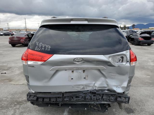 5TDKK3DC6ES444836 - 2014 TOYOTA SIENNA LE SILVER photo 6