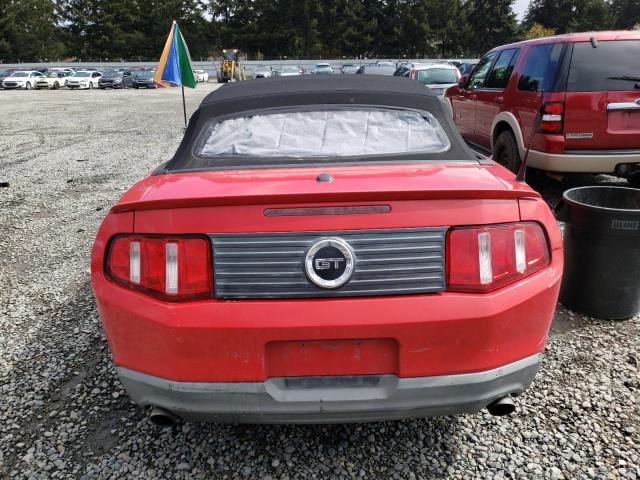 1ZVBP8FHXA5144009 - 2010 FORD MUSTANG GT RED photo 6
