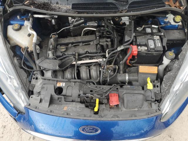 3FADP4EJ2KM125271 - 2019 FORD FIESTA SE BLUE photo 11