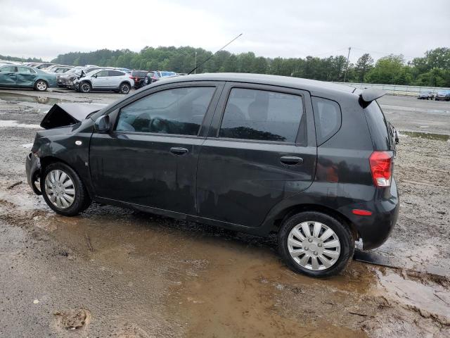 KL1TD66618B161996 - 2008 CHEVROLET AVEO BASE BLACK photo 2