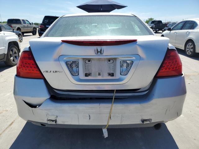 1HGCM56107A156544 - 2007 HONDA ACCORD VALUE SILVER photo 6