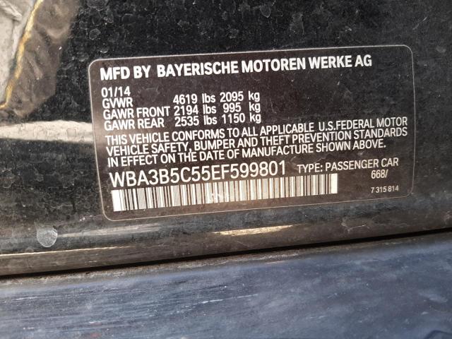 WBA3B5C55EF599801 - 2014 BMW 328 XI SULEV BLACK photo 12