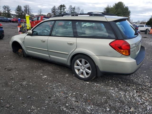 4S4BP62C867303912 - 2006 SUBARU LEGACY OUTBACK 2.5I LIMITED GREEN photo 2