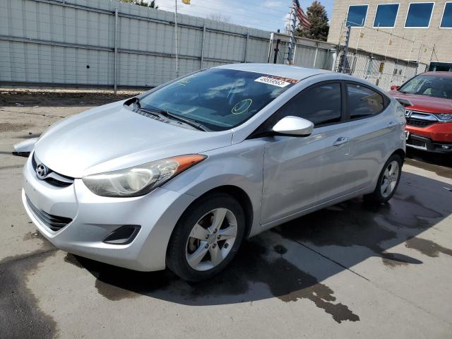 KMHDH4AE4DU997235 - 2013 HYUNDAI ELANTRA GLS SILVER photo 1