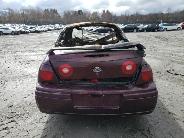 2G1WH52K349131717 - 2004 CHEVROLET IMPALA LS PURPLE photo 6