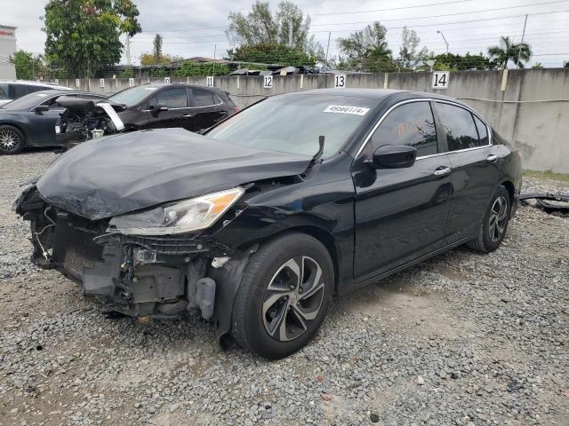 1HGCR2F34GA086483 - 2016 HONDA ACCORD LX BLACK photo 1