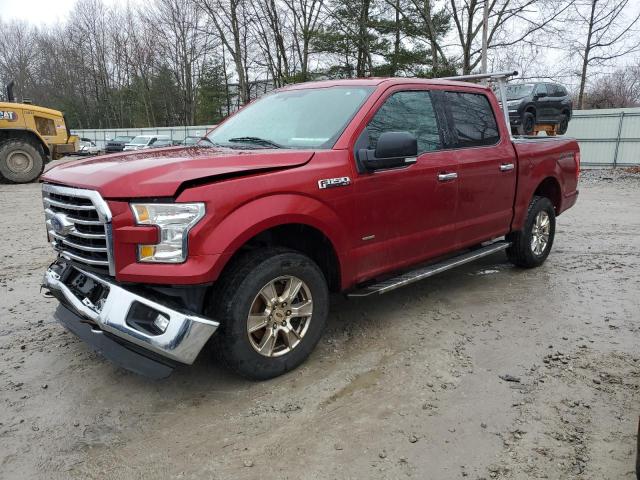 1FTEW1EG5FFC56155 - 2015 FORD F150 SUPERCREW RED photo 1
