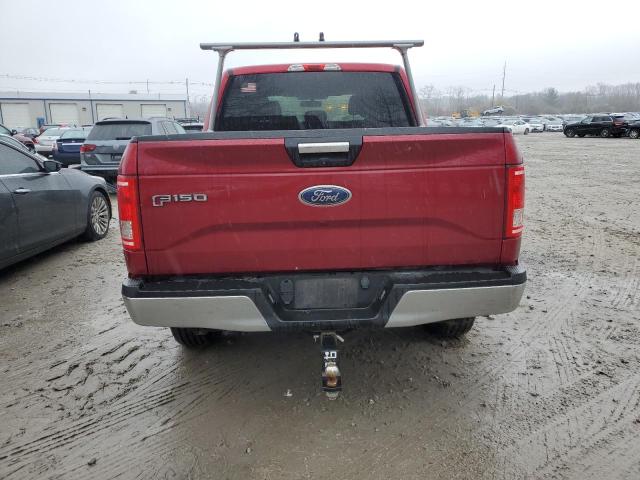 1FTEW1EG5FFC56155 - 2015 FORD F150 SUPERCREW RED photo 6