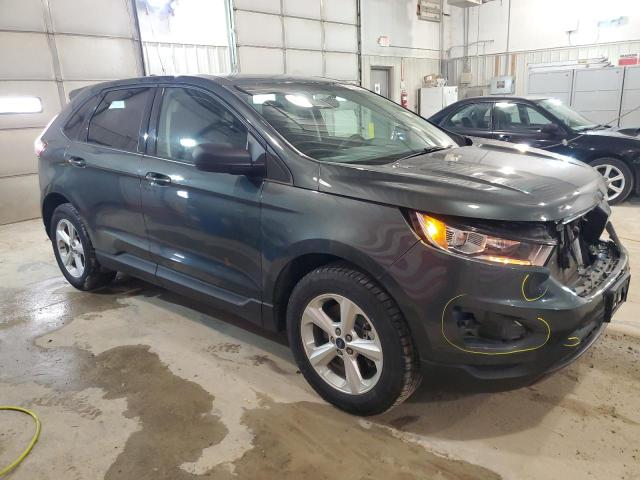 2FMTK4G89FBB66997 - 2015 FORD EDGE SE GREEN photo 4