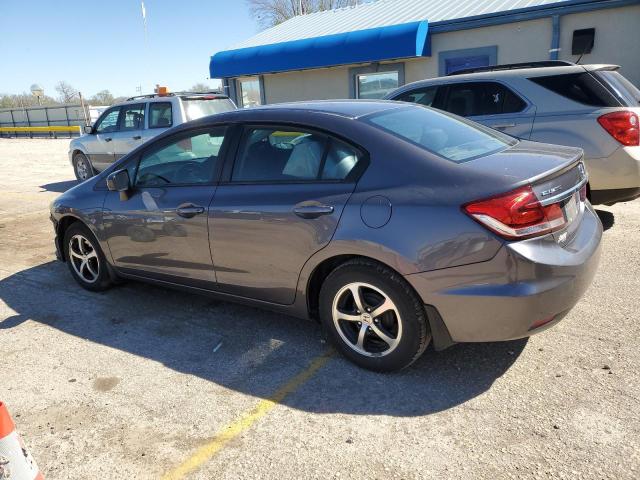 19XFB2F75FE058979 - 2015 HONDA CIVIC SE GRAY photo 2