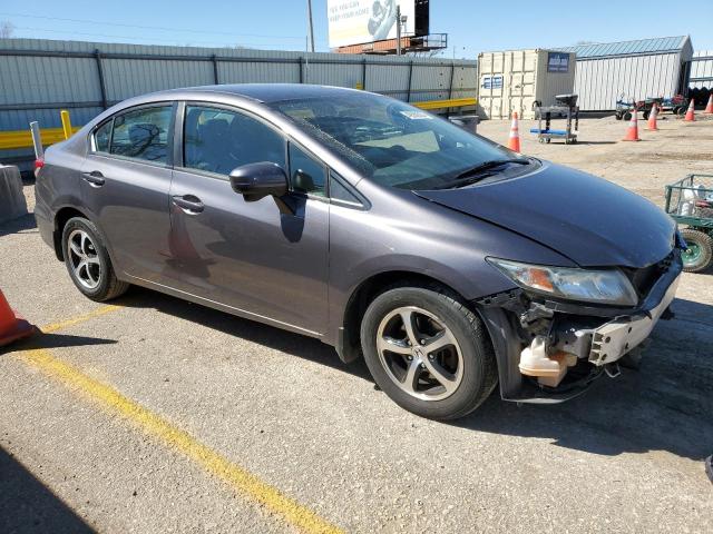 19XFB2F75FE058979 - 2015 HONDA CIVIC SE GRAY photo 4