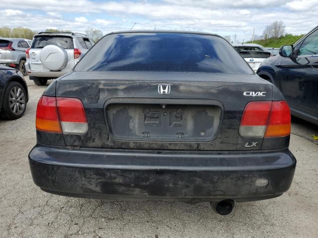 JHMEJ6678VS029654 - 1997 HONDA CIVIC LX BLACK photo 6