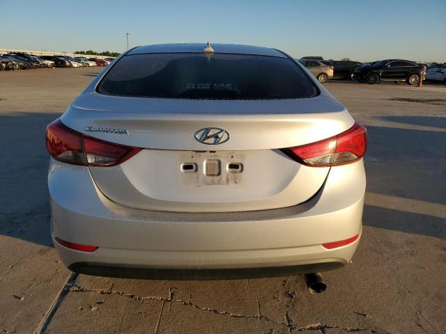 5NPDH4AE1GH728600 - 2016 HYUNDAI ELANTRA SE SILVER photo 6