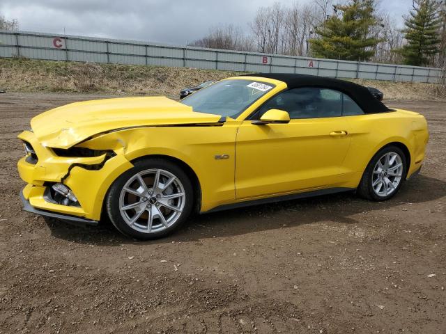 1FATP8FF9F5340364 - 2015 FORD MUSTANG GT YELLOW photo 1