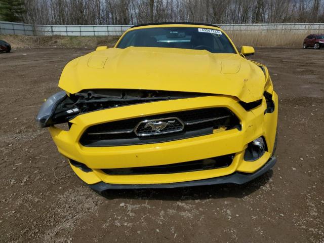 1FATP8FF9F5340364 - 2015 FORD MUSTANG GT YELLOW photo 5