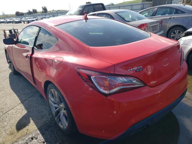 KMHHT6KD0DU089107 - 2013 HYUNDAI GENESIS CO 2.0T RED photo 2