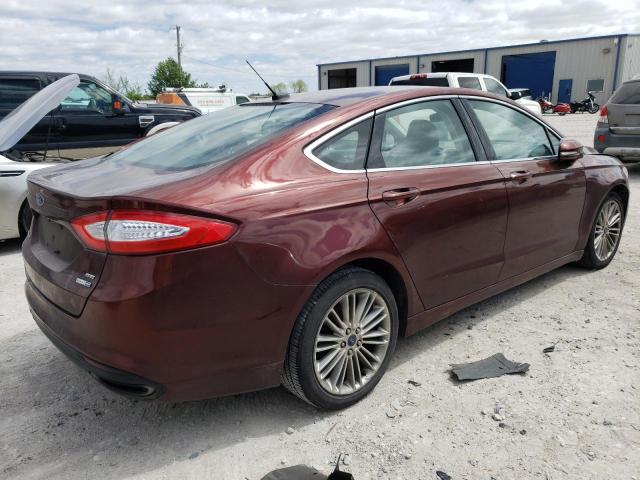 3FA6P0T91FR303710 - 2015 FORD FUSION SE BROWN photo 3