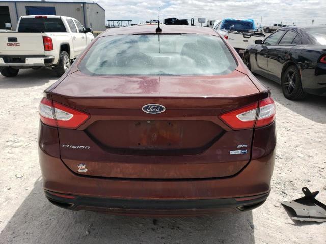 3FA6P0T91FR303710 - 2015 FORD FUSION SE BROWN photo 6