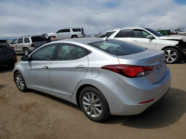 5NPDH4AEXEH462927 - 2014 HYUNDAI ELANTRA SE SILVER photo 2