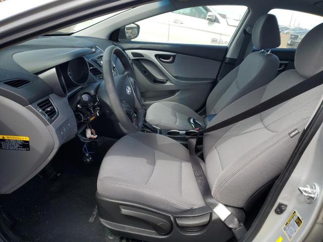 5NPDH4AEXEH462927 - 2014 HYUNDAI ELANTRA SE SILVER photo 7