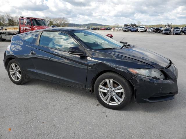 JHMZF1C42CS000762 - 2012 HONDA CR-Z BLACK photo 4