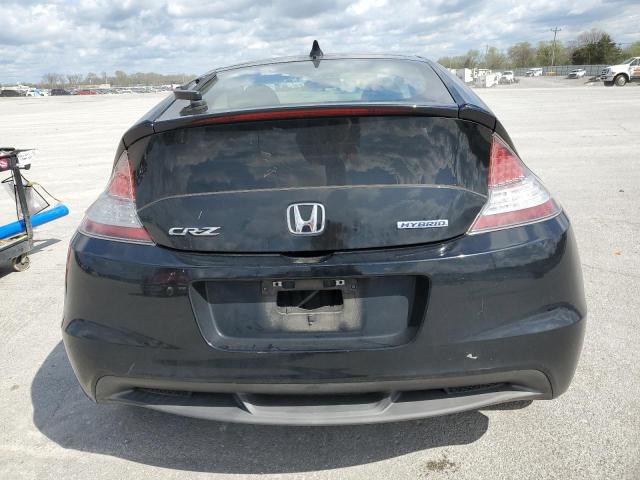 JHMZF1C42CS000762 - 2012 HONDA CR-Z BLACK photo 6