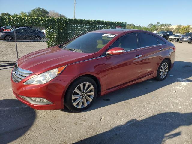 5NPEC4ACXEH874427 - 2014 HYUNDAI SONATA SE BURGUNDY photo 1