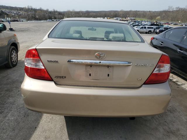 4T1BF30K84U567559 - 2004 TOYOTA CAMRY LE GOLD photo 6