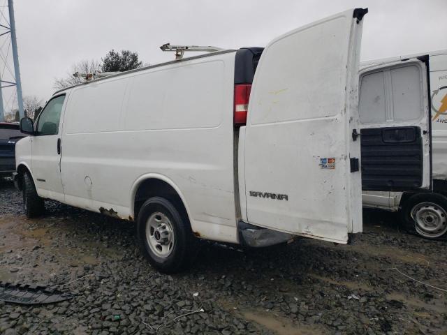 1GTGG25U431222198 - 2003 GMC SAVANA G2500 WHITE photo 2