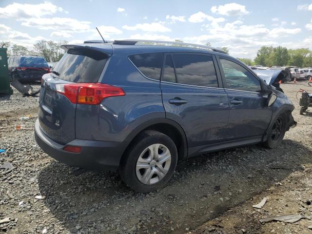 JTMBFREV1ED074706 - 2014 TOYOTA RAV4 LE BLUE photo 3