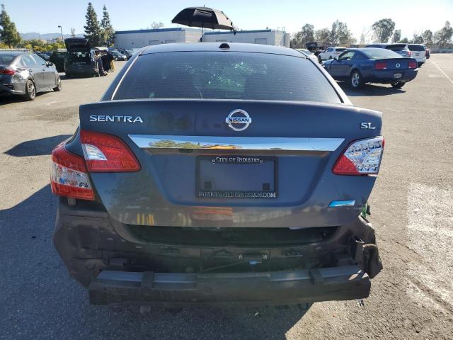 3N1AB7AP9DL719441 - 2013 NISSAN SENTRA S GRAY photo 6