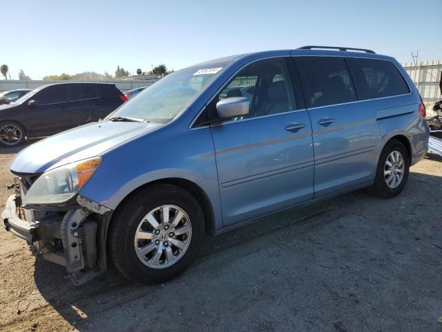 5FNRL3H7XAB035374 - 2010 HONDA ODYSSEY EXL BLUE photo 1