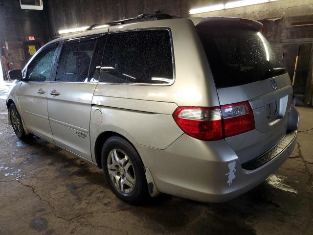 5FNRL38695B017929 - 2005 HONDA ODYSSEY EXL SILVER photo 2