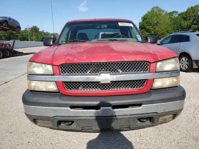 2GCEC19V351390007 - 2005 CHEVROLET SILVERADO C1500 RED photo 5