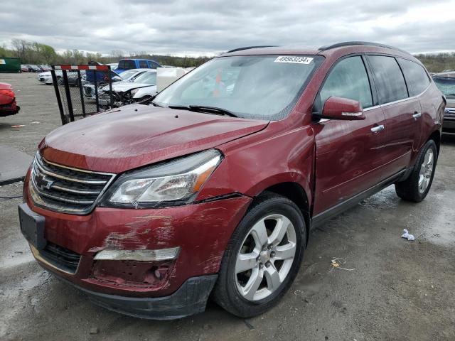 1GNKRGKD2HJ214072 - 2017 CHEVROLET TRAVERSE LT BURGUNDY photo 1