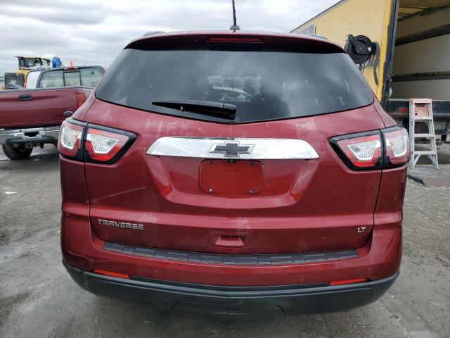 1GNKRGKD2HJ214072 - 2017 CHEVROLET TRAVERSE LT BURGUNDY photo 6