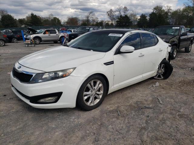 5XXGN4A73DG183997 - 2013 KIA OPTIMA EX WHITE photo 1