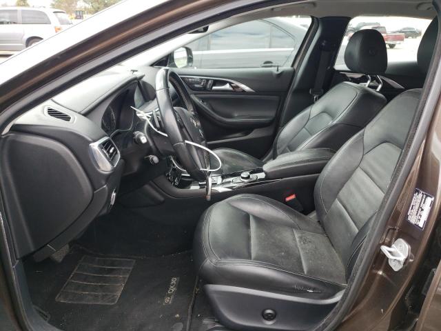 SJKCH5CP3HA031290 - 2017 INFINITI QX30 BASE BROWN photo 7