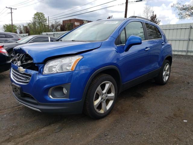 KL7CJRSBXGB582214 - 2016 CHEVROLET TRAX LTZ BLUE photo 1